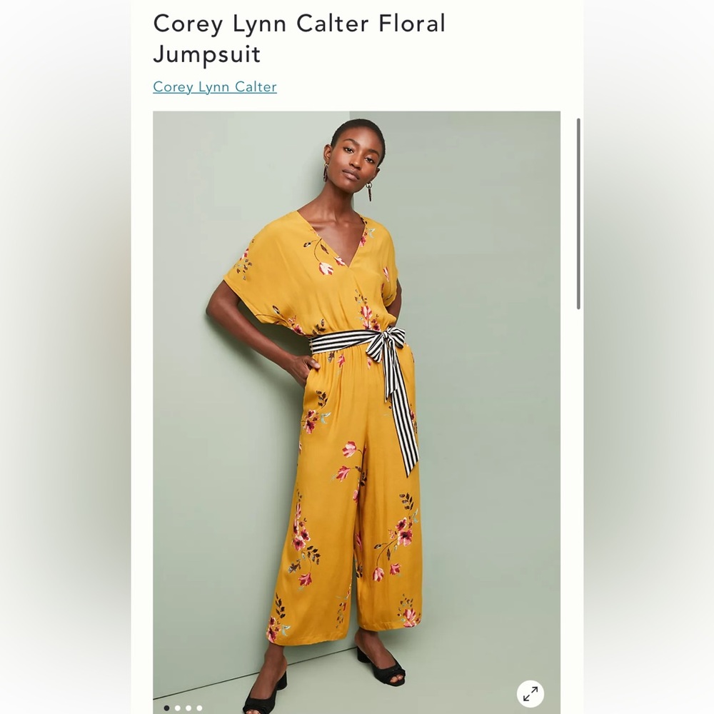 Corey Lynn Calter Floral Jumpsuit